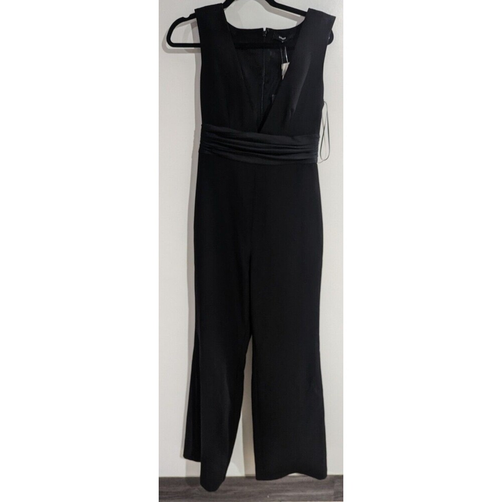 Likely Womens Maggie Black Jumpsuit Size 8 MSRP:$328